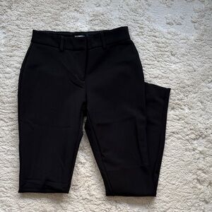 Express Skinny Mid Rise Black Pants